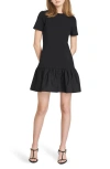 Wayf Tate Mixed Media Minidress