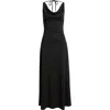 Wayf The Tamara Cowl Neck Gown In Black