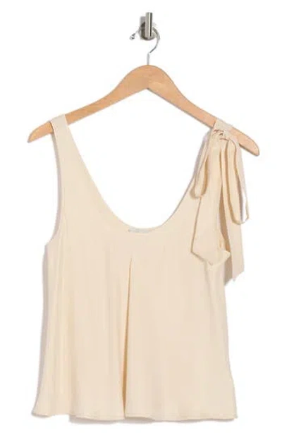 Wayf Tie Shoulder Tank In Cream