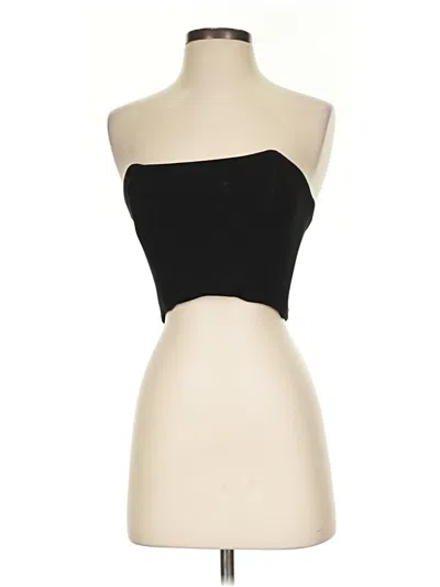 Pre-owned Wayf Tube Top Black Strapless Neckline Tops