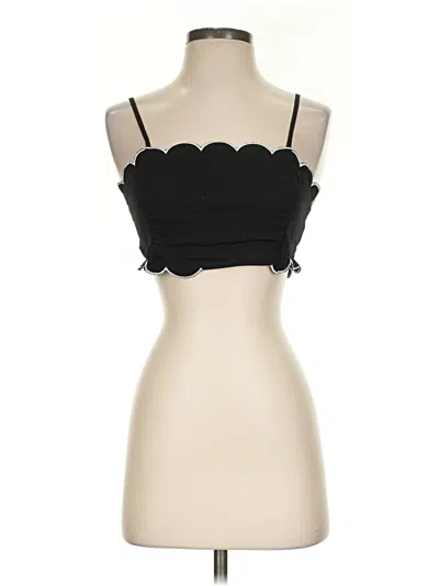 Pre-owned Wayf Tube Top Black Strapless Neckline Tops