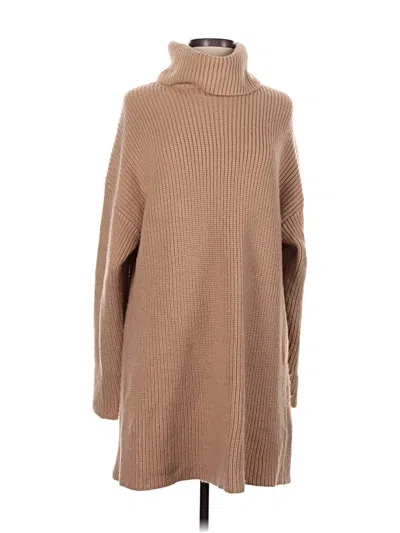 Pre-owned Wayf Turtleneck Sweater In Tan