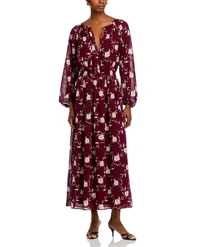 Wayf Veranda Dress In Brown