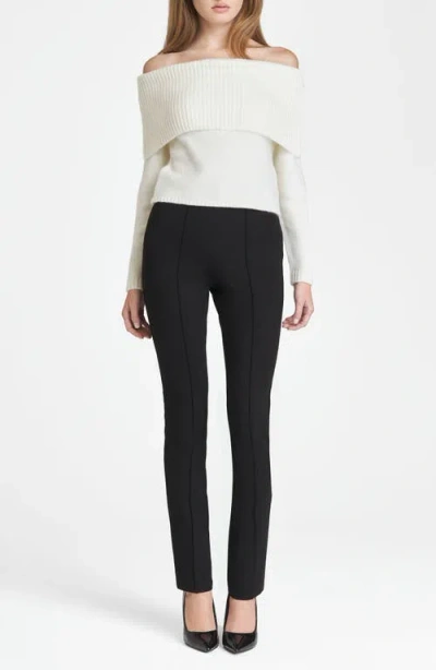Wayf Vivienne Slim Pants In Black