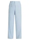 Wayf Women's Daylight Wide-leg Pants In Dusty Blue