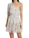 Wayf Cocktail Dress In Ivory Floral