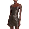 Wayf Gia Corset Top In Brown