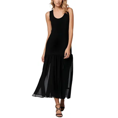 Wayf Womens Tiered Drop Waist Fit & Flare Dress In Black