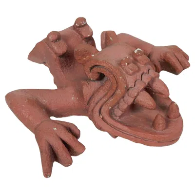 Pre-owned Waylande Gregory Architectural Element Mayan Demon From The Aztec Room By  In Brown