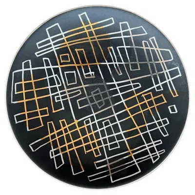 Pre-owned Waylande Gregory Decorative Dish By  1950's In Black