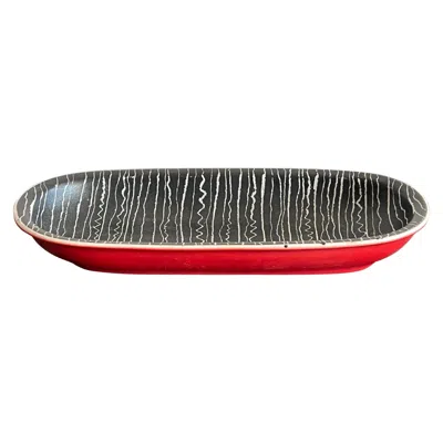Pre-owned Waylande Gregory Unusual  Ceramic Bowl In Black
