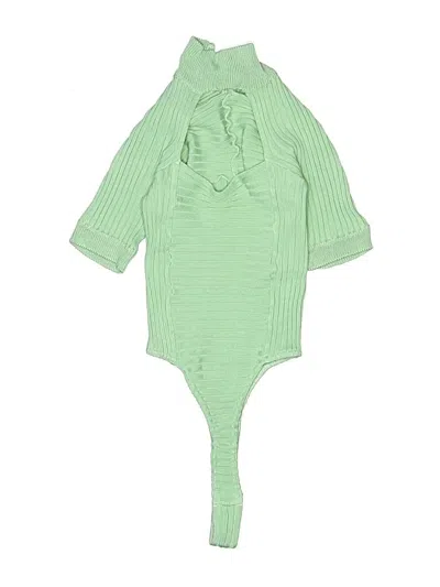 Pre-owned Wayne Rogers Bodysuit In Green