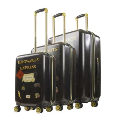 Wb Harry Potter Ful Wb Harry Potter Hogwart Express Hardside Printed Abs 3pc Luggage Set In Black