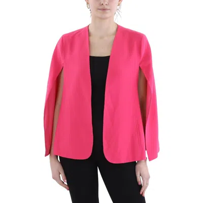 Wd-ny Womens Solid Polyester Open Front In Multi
