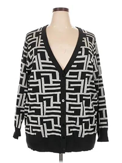 Pre-owned Wdny Cardigan Sweater In Black