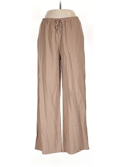 Pre-owned Wdny Casual Pants In Brown