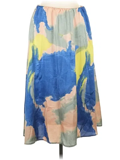 Pre-owned Wdny Casual Skirt In Blue