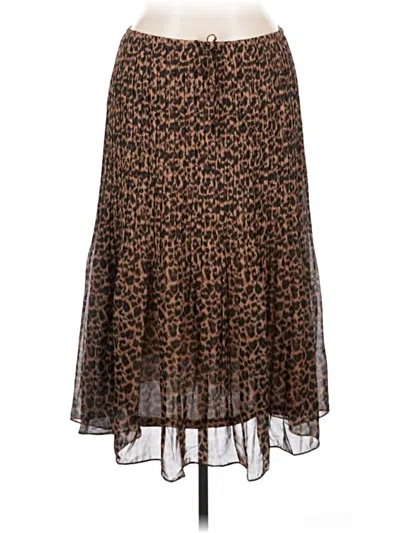 Pre-owned Wdny Casual Skirt In Brown