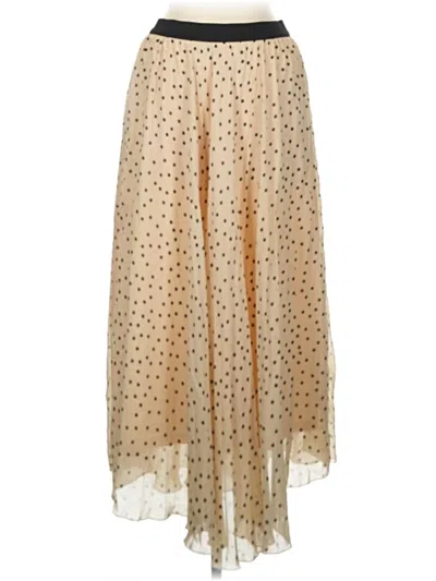 Pre-owned Wdny Casual Skirt In Gold