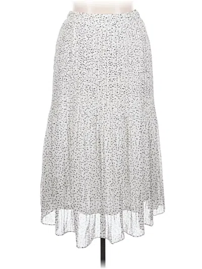 Pre-owned Wdny Casual Skirt In Silver