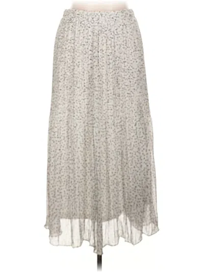 Pre-owned Wdny Casual Skirt In Silver