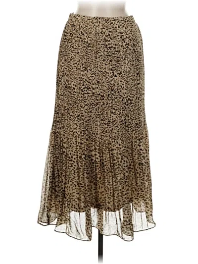 Pre-owned Wdny Casual Skirt In Tan