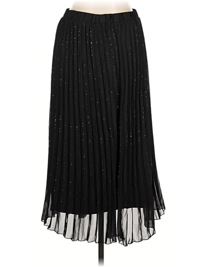 Pre-owned Wdny Formal Skirt In Black
