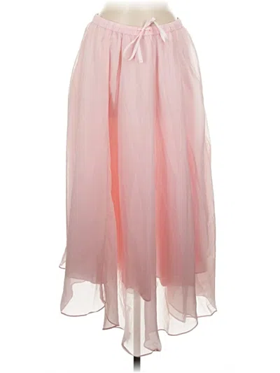 Pre-owned Wdny Formal Skirt In Pink
