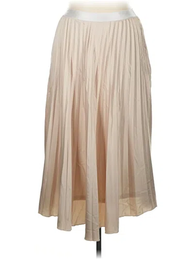 Pre-owned Wdny Formal Skirt In Tan