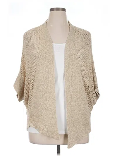 Pre-owned Wdny Kimono In Tan