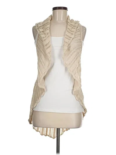 Pre-owned Wdny Sweater Vest In Tan