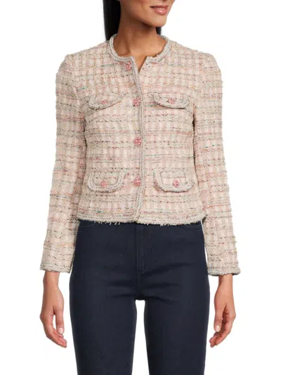 Wdny Women's Boucle Jacket In Pink