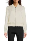 Wdny Women's Studded Bomber Jacket