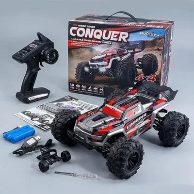 Wdszkmyf 2025 1:16 Scale High-speed Rc Off-road Monster Truck - 50km/h Remote Control Car For Boys, 2.4g 4wd In Multi