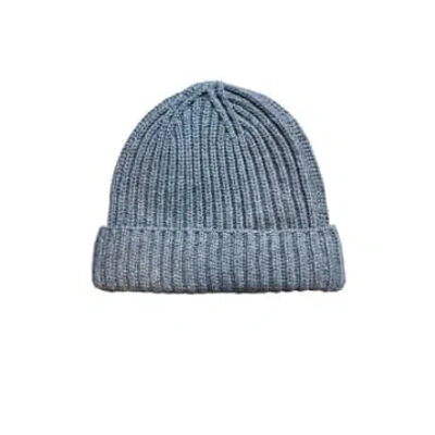 Wdts Wool Grey Beanie In Gray