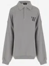 We 11-done Grey Polo Sweater