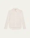We-ar4 Cropped Collared Shirt In Neutral