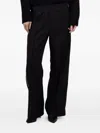 We-ar4 Side-stripe Trousers In Black
