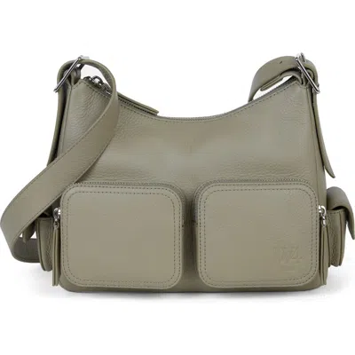 We-ar4 The Cargo Leather Crossbody Bag In Green