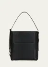 WE-AR4 THE CITYSCAPE LEATHER HOBO BAG