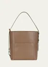 WE-AR4 THE CITYSCAPE LEATHER HOBO BAG