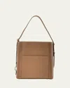 We-ar4 The Cityscape Leather Hobo Bag In French Grey