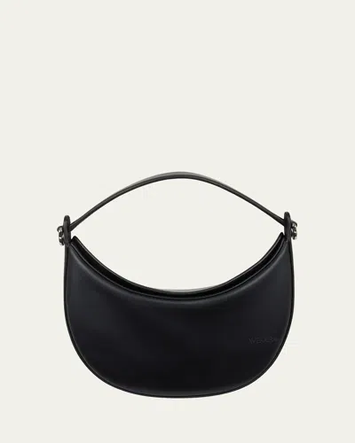 WE-AR4 THE ECLIPSE POLISHED LEATHER CROSSBODY BAG
