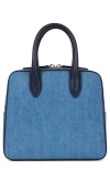 We-ar4 The Flight 20 Striped Canvas Top-handle Bag In 470 Denim Multi