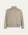 We-ar4 The Garconne Blouson Jacket In Brown