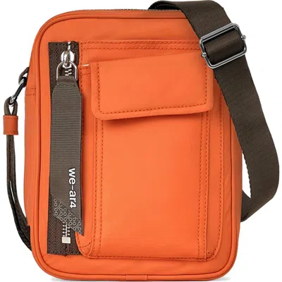 We-ar4 The Godspeed Nylon Crossbody Bag In Orange
