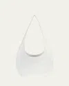 We-ar4 The H Leather Hobo Bag In White