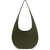 We-ar4 The H Leather Hobo Bag In Army Green