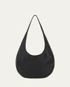 We-ar4 The H Leather Hobo Bag In Black