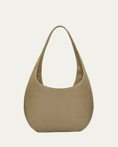 We-ar4 The H Leather Hobo Bag In Sage